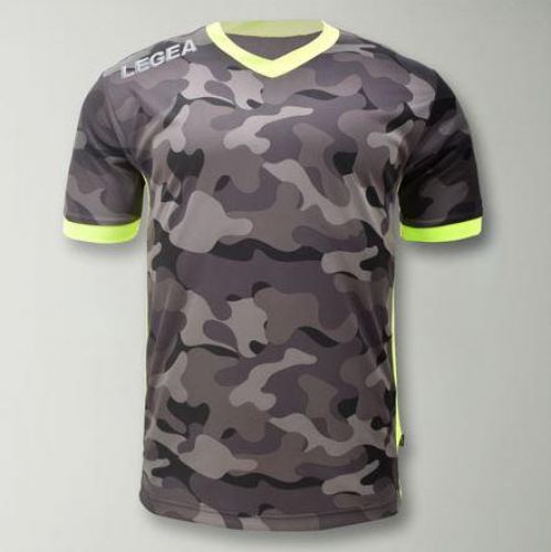 Legea Trikot Tolosa camouflage schwarz-neongrün